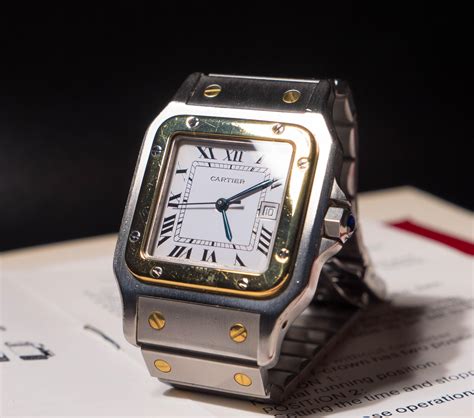 cartier santos half link